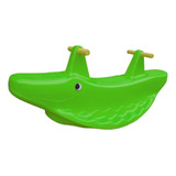 Gangorra Jacaré Infantil Verde 1 Por Vez