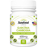 Garcinia Camboja 600mg 60 Caps Sunfood Original Nf