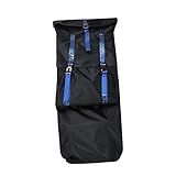 Garende Mochila De Skate Oxford Com Duas Alças De Ombro Ajustáveis Bolsas De Transporte De Skate Estojo De Capa Para Longboard Para Iniciantes Em Skate Teia Azul