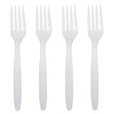 Garfinho Descartável Branco Para Refeição - 25 Unidades