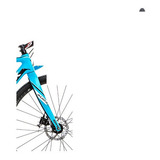 Garfo Carbono P Bike Audax Flanders 2016 Azul Taperd Disc