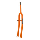 Garfo De Bicicleta Aro 26 Ultra Bike Em Aço Carbono Cor Laranja