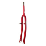 Garfo De Bicicleta Aro 26 Ultra Bike Em Aço Carbono Cor Vermelho