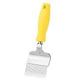 Garfo De Remoção De Mel Raspador De Decapagem De Aço Inoxidável Pente De Abelha Para Equipamento Extrator De Abelhas 22 X 7 Cm