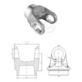 Garfo Do Cardan Mb Atego 1419 2013 2014 2015 Zm 33500121