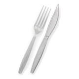 Garfo E Faca Kit C 250 Pares Super Reforçado Para Delivery