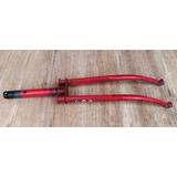 Garfo Original Caloi Ceci Aro 26 Vermelho Anos 80 Usado