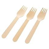 Garfo Refeição Madeira Biodegradável C 10 Silver Plastic