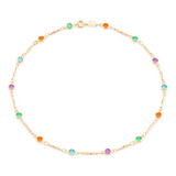 Gargantilha Choker Cristais Redondos Rommanel 531958