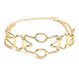 Gargantilha Choker Thassia Naves Banhado Ouro 18k   Brinde