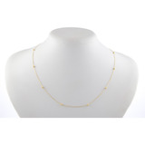 Gargantilha Corrente Bolinhas 50 Cm 3 0 Ouro 18k 750 Colar