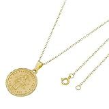 Gargantilha São Francisco De Assis Folheada A Ouro