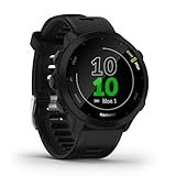 Garmin Relógio Forerunner 55 Preto 42mm Com Monitor Cardíaco De Pulso E GPS