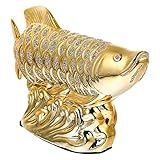Garneck Escultura De Peixe Dourado Vintage