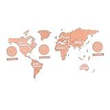 Garneck Relógio Do Mapa Do Mundo
