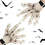 Garra Halloween  Dedos Assustadores  1 Par Dedos Extensão Flexível  Garra Fantoche Dedo  Fantasia Esqueleto  Acessórios