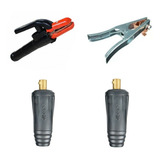 Garra Negativa Porta Eletrodo Engate 9mm Inversora Solda