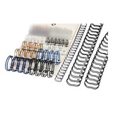 Garra Wireo Espiral 100un 3x1 Encadernação 9 16 P 110 Fls A4