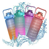 Garrafa Agua Motivacional Kit Com 3