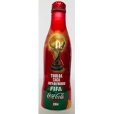 Garrafa Alumínio Coca Cola Copa Do Mundo Brasil 2014