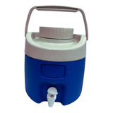 Garrafa Botijão Térmico 4 Litros Com Torneira Galão Água Cor Azul