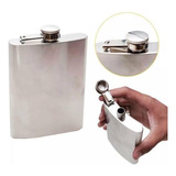 Garrafa Cantil 10 Un porta Bebida De Bolso 210ml Inox Whisky