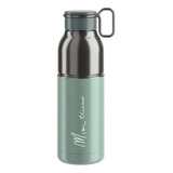 Garrafa Caramanhola Elite Mia Thermo Inox Térmica 12 Horas Cor Verde claro