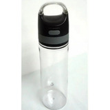 Garrafa De Água Com Alto Falante Bluetooth Tal Preto Cor Transparente