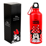 Garrafa De Água Minnie Mouse Disney Com Mosquetão Presente