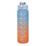Garrafa De Água Squeeze Plástico Com Medidor E Tampa 750 Ml