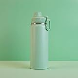Garrafa De Água Térmica Garrafinha Em Aço Inox Antivazamento Com Infusor 780ml Verde