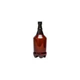Garrafa Growler Pet De Âmbar 1 Litro Tampa Lacre 20 Unid