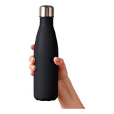 Garrafa Inox 750ml Gelada Cor Preto