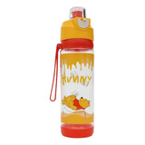 Garrafa Lock Winnie The Pooh Hunny 600ml Ursinho Pooh Cor Amarelo