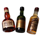 Garrafa Miniatura Coleção Liqueur Cognac Whisky