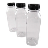Garrafa Pet Plastica Tampa Com Lacre 300ml C 100un