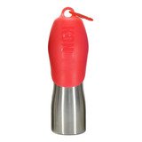 Garrafa Portátil Água Cães Kong H2o Vermelho 740 Ml