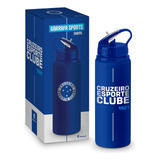 Garrafa Sports Aluminio 500ml Cruzeiro Cor Azul