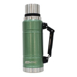 Garrafa Termica 1 Litro Granite Verde Nautika Com Bico