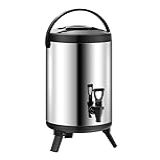 Garrafa Térmica Botijão Inox 6 Litros Café Quente Frio Yab