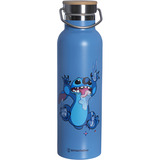 Garrafa Térmica Camp 600ml Viagem Escola Stitch Disney