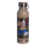 Garrafa Térmica Camp Luffy One Piece Geek Inox Zona Criativa