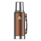 Garrafa Térmica Clássica De Aço Inoxidável Stanley Mate System 1 2 L Cor Maple