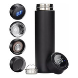 Garrafa Térmica De Aguá Café Inox Com Termômetro Digital Smart Cup 500ml