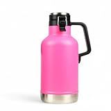 Garrafa Térmica Growler 1 9 Litros Dupla Camada Inox Vacumm Água Gelada Rosa 