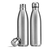 Garrafa Térmica Inox 1 Litro Térmica De Aço Inox Mantém A Bebida Gelada Por 24 Horas E Quente Por 12 Horas Fácil De Carregar Não Vaza Compacte E Resistente Squeeze