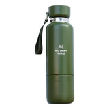 Garrafa Termica Inox C Copo E Porta Capsula 600ml Nutrify
