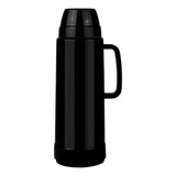 Garrafa Térmica Mor De 1l Com Alça P Chá Café Leite C Cor Preto