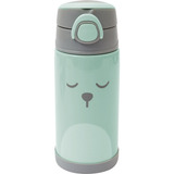 Garrafa Térmica Parede Dupla 400ml Gumy Verde Buba
