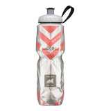 Garrafa Térmica Polar Bottle Chevron Red 710ml Caramanhola